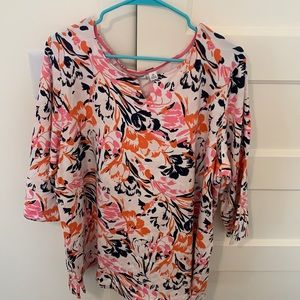 Croft & Barrow 3/4 sleeve shirt